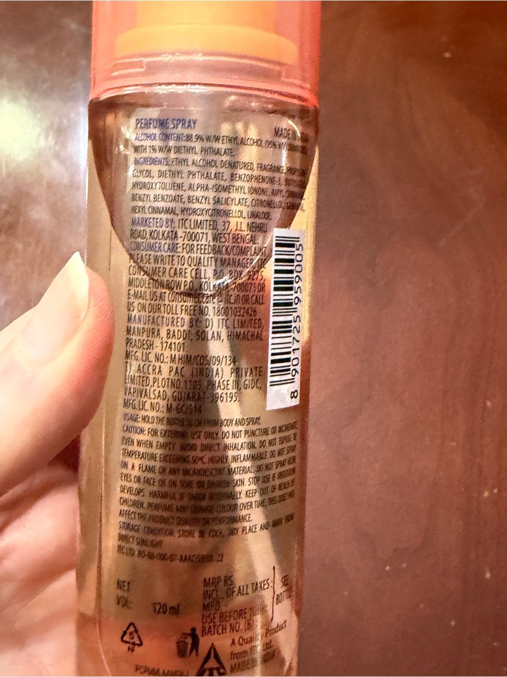 Pink Sugar Fragrance Spray — Pink & Clear Bottle and Pink hair spray - Picture 5 of 7